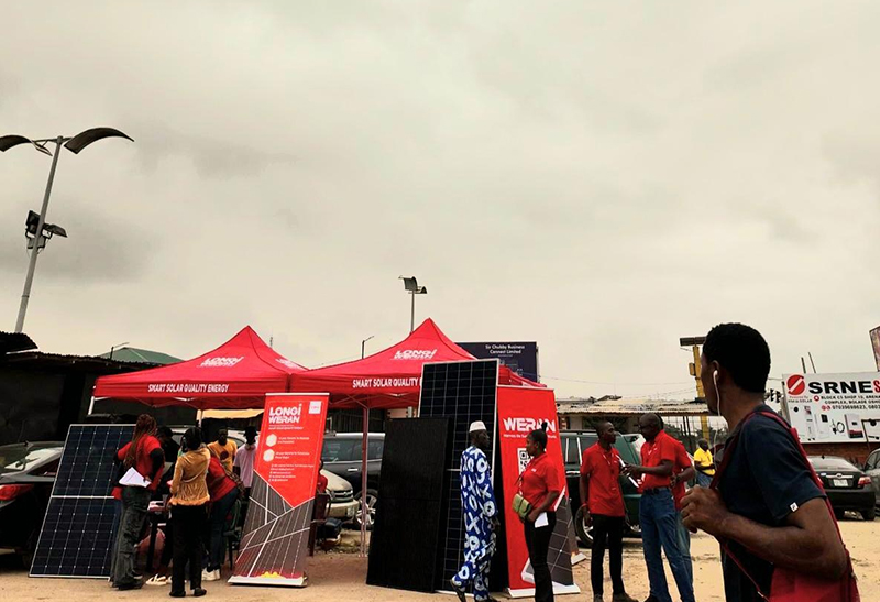 WERAN Solar's Groundbreaking Arena Market Activation sa Lagos, Nigeria