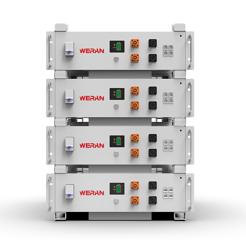 WERAN WRL-48100RW 51.2V 100Ah LiFePO4 Rack Battery (5.12kWh) – 8000 cycle, CAN/RS485, Stackable Home ESS