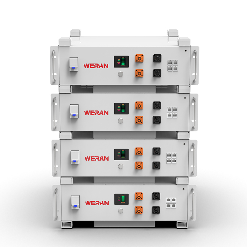 WERAN WRL-48100RW 51.2V 100Ah LiFePO4 Rack Battery (5.12kWh) – 8000 cycle, CAN/RS485, Stackable Home ESS