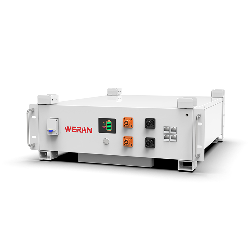 WERAN WRL-48100RW 51.2V 100Ah LiFePO4 Rack Battery (5.12kWh) – 8000 cycle, CAN/RS485, Stackable Home ESS