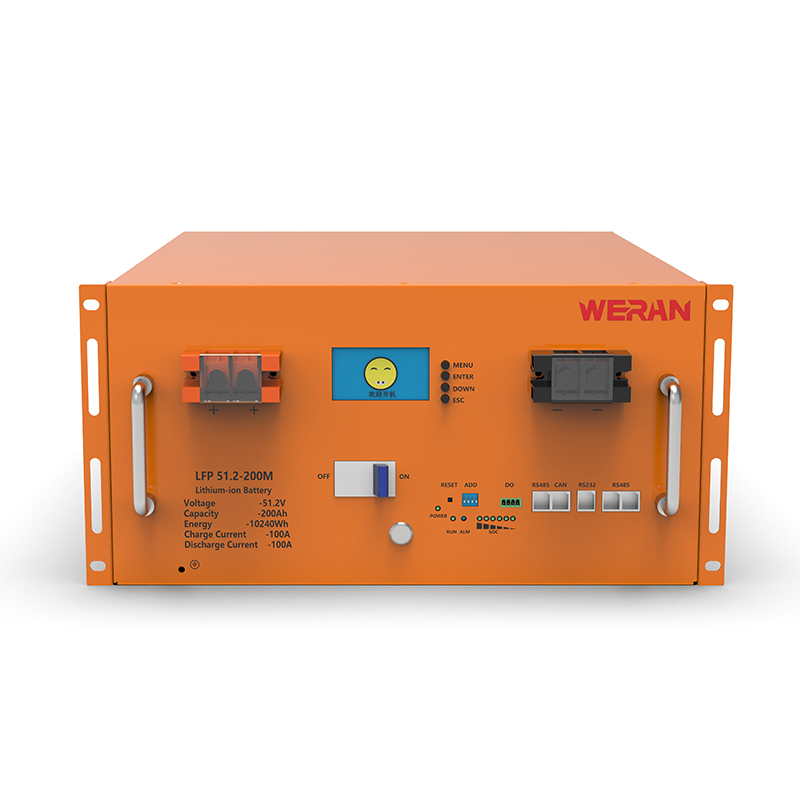 WERAN WRL-48200RO 51.2V 200Ah LiFePO4 Rack Battery (10.24kWh) – 8000 cycle, High Current, Modular Solar Storage