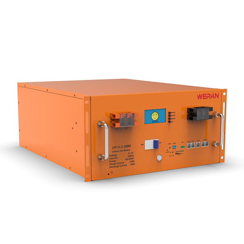 WERAN WRL-48200RO 51.2V 200Ah LiFePO4 Rack Battery (10.24kWh) – 8000 cycle, High Current, Modular Solar Storage