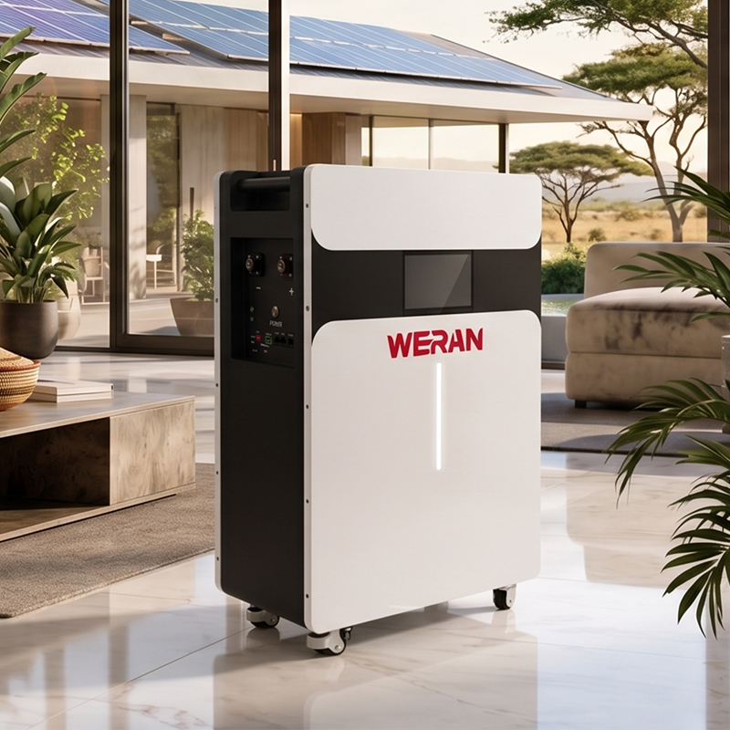 WERAN 51.2V 314Ah 16kWh Roller Type LiFePO4 Battery Pack para sa Home Energy Storage