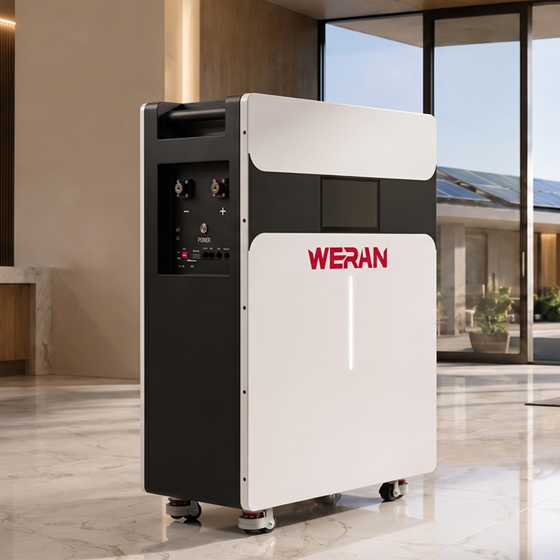 WERAN 51.2V 314Ah 16kWh Roller Type LiFePO4 Battery Pack para sa Home Energy Storage
